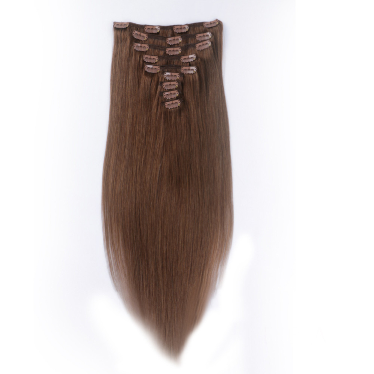 Brazilian best weave hair piece extensions clip SJ00152